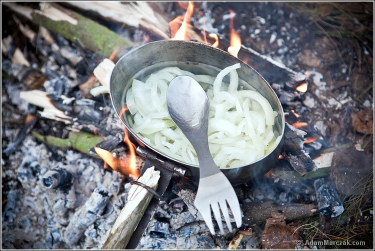 Poligon Skierniewice, leśne śniadanie